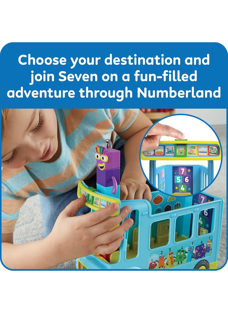 hand2mind hand2mind Numberblocks Rainbow Counting Bus Music Toys for Kids Ages 35 Toddler Musical Toys Play Figure Playsets Number Toys Preschool Learning Toys Math Toys Birthday Gifts for Kids  - Image 4