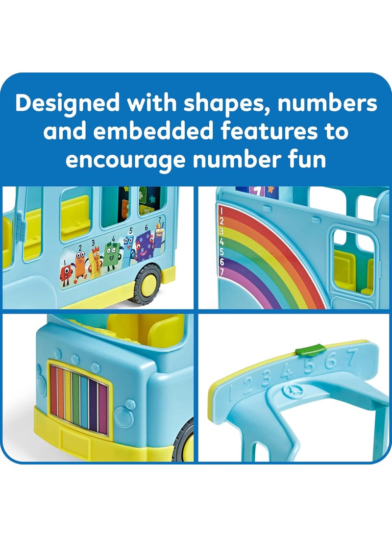 hand2mind hand2mind Numberblocks Rainbow Counting Bus Music Toys for Kids Ages 35 Toddler Musical Toys Play Figure Playsets Number Toys Preschool Learning Toys Math Toys Birthday Gifts for Kids  - Image 5