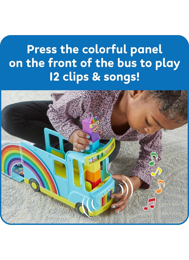 hand2mind hand2mind Numberblocks Rainbow Counting Bus Music Toys for Kids Ages 35 Toddler Musical Toys Play Figure Playsets Number Toys Preschool Learning Toys Math Toys Birthday Gifts for Kids  - Image 3