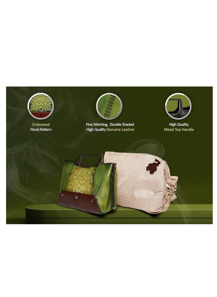 Generic - Genuine Leather Handbags and Purse for Women - Image 1