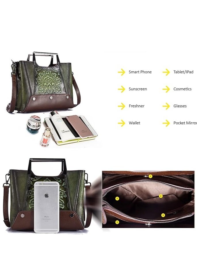 Generic - Genuine Leather Handbags and Purse for Women - Image 1