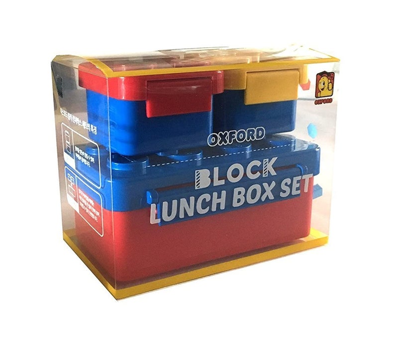 Oxford Brick Lunch Box Blue OX28