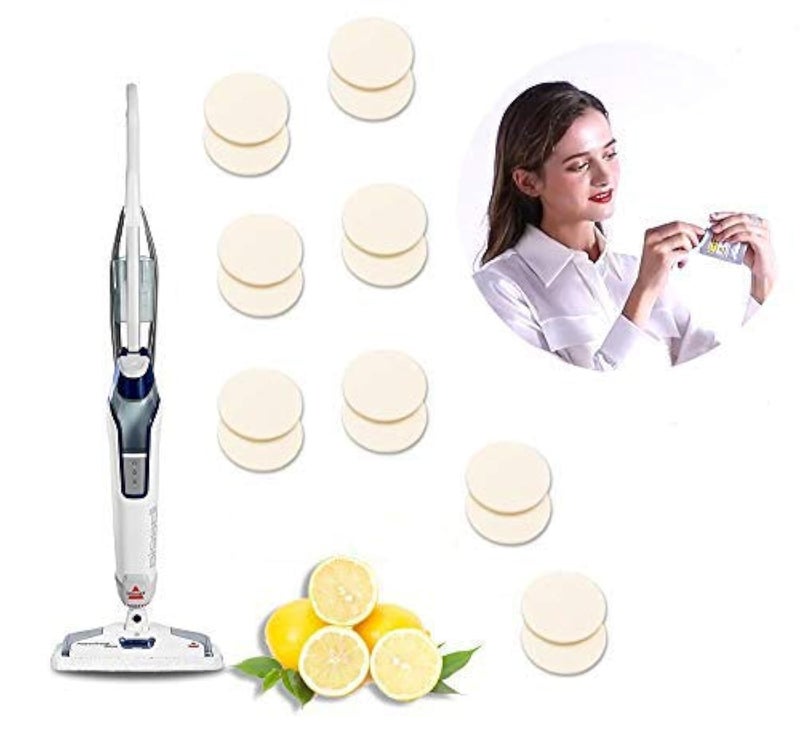 LeFix 16 Pack Steam Mop Scented DiscsLemon Scent Compatible with Bissell Powerfresh and Symphony Series Including 1940 1440 1132 1543 and 1544 Series Models
