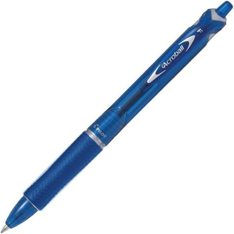 بايلوت قلم حبر جاف قابل للسحب من أكروبول، ذو رأس رفيع، أزرق - Image 1