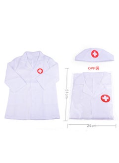 Generic 9 Piece Kids Dress Up Set Doctor Cosplay Costume for Boys and Girls 3-7 Years Old Birthday Party Toys Pretend Play Doctor Playsets  - Image 2