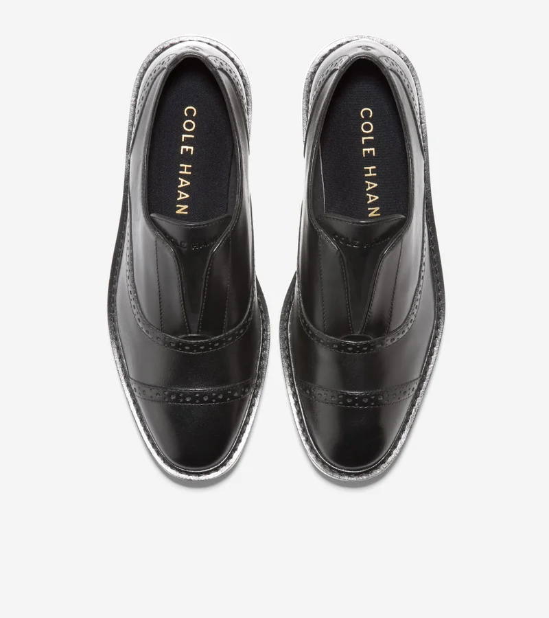 COLE HAAN Women's ØriginalGrand Platform Laceless Oxfords