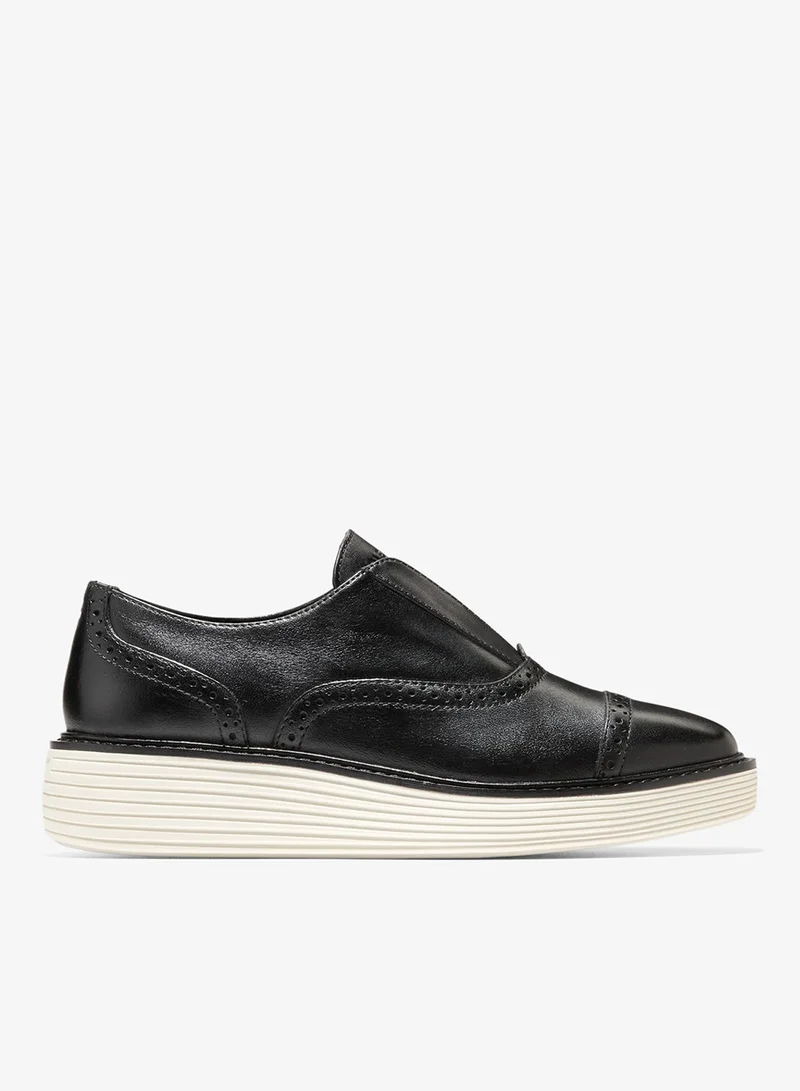 COLE HAAN Women's ØriginalGrand Platform Laceless Oxfords