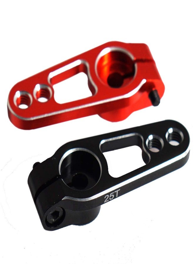 Vgoohobby 2PCS Metal 25T Servo Horn 25 Teeth Spline Steering Arm Server Rocker Compatible with Futaba Savox Power HD Emax MG995 MG996 Servos Motors RC Car Crawler Drift Car Airplane Boat - Image 2