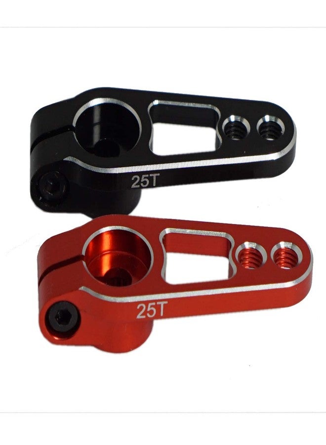 Vgoohobby 2PCS Metal 25T Servo Horn 25 Teeth Spline Steering Arm Server Rocker Compatible with Futaba Savox Power HD Emax MG995 MG996 Servos Motors RC Car Crawler Drift Car Airplane Boat - Image 3