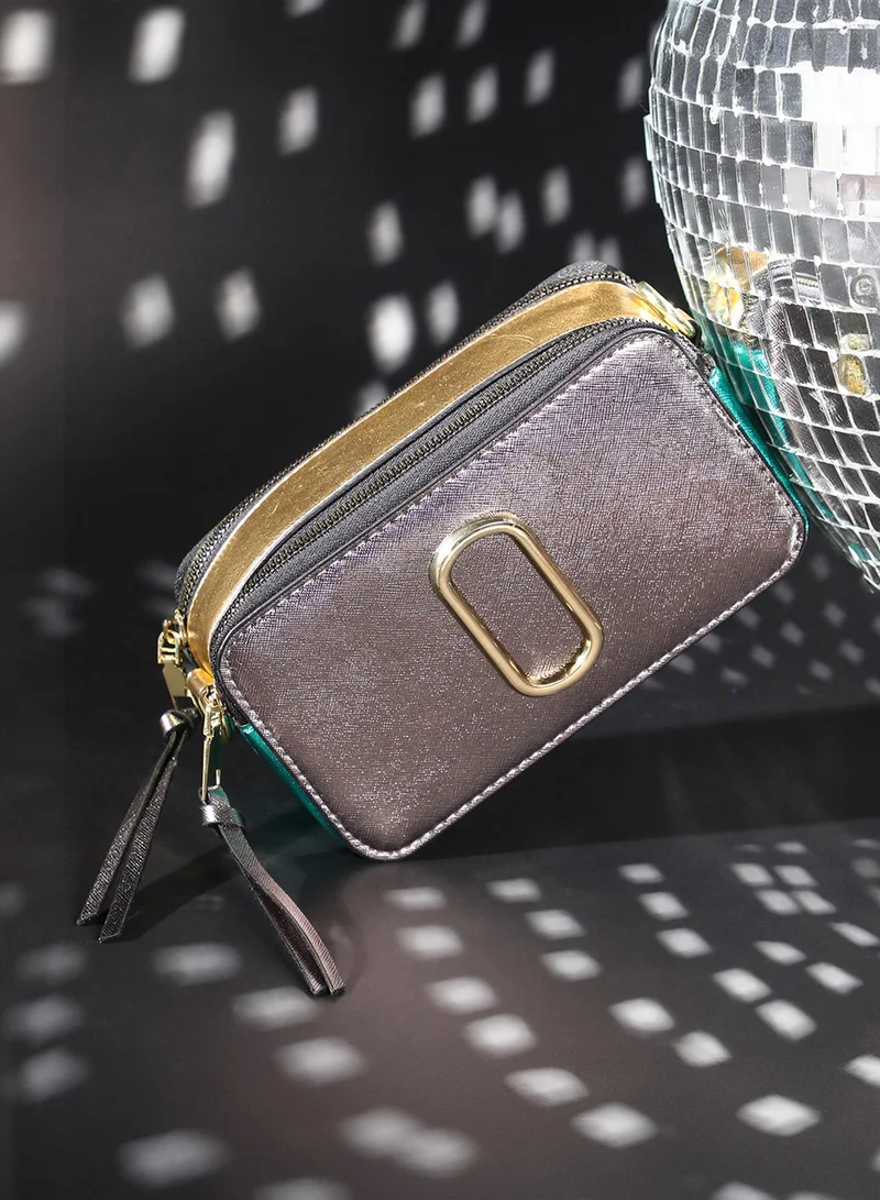 The Block Box Sling Bag - Graphite Grey