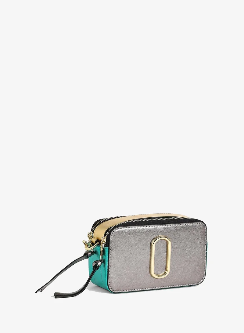 Haute Sauce  The Block Box Sling Bag - Graphite Grey for Women | Best Price UAE