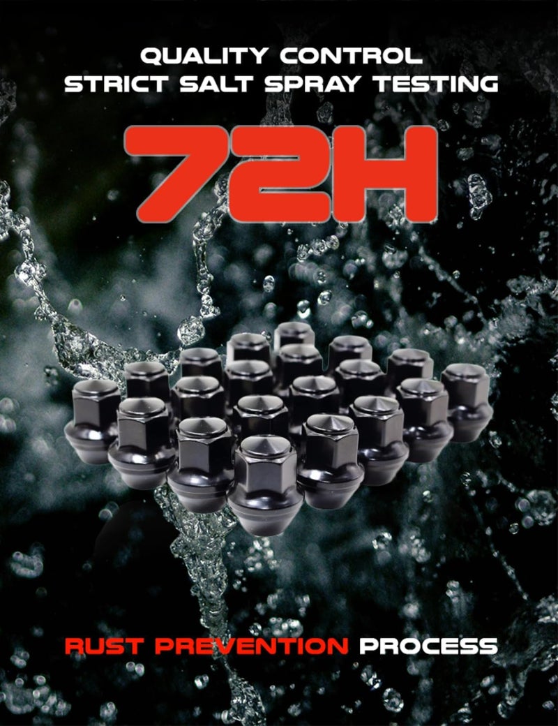 Veritek Performance Black Acorn Seat Lug Nuts Set - Image 5