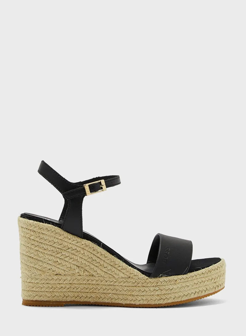 BOSS Madeira Wedge Sandals