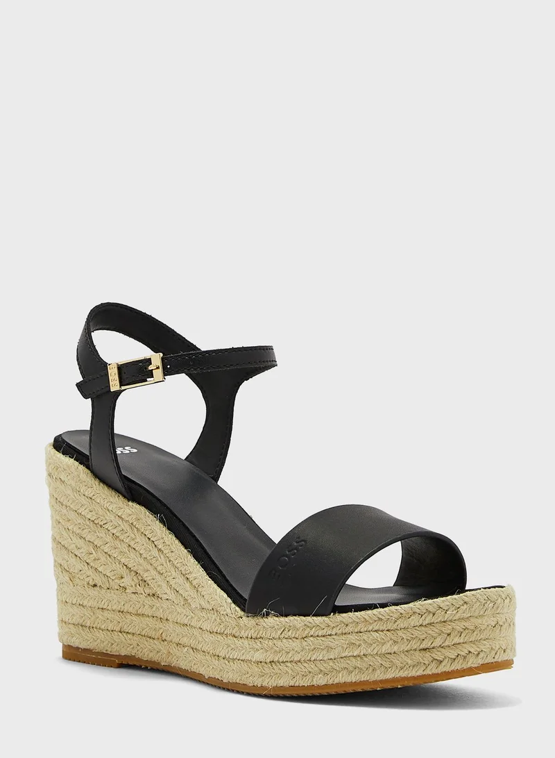 BOSS Madeira Wedge Sandals