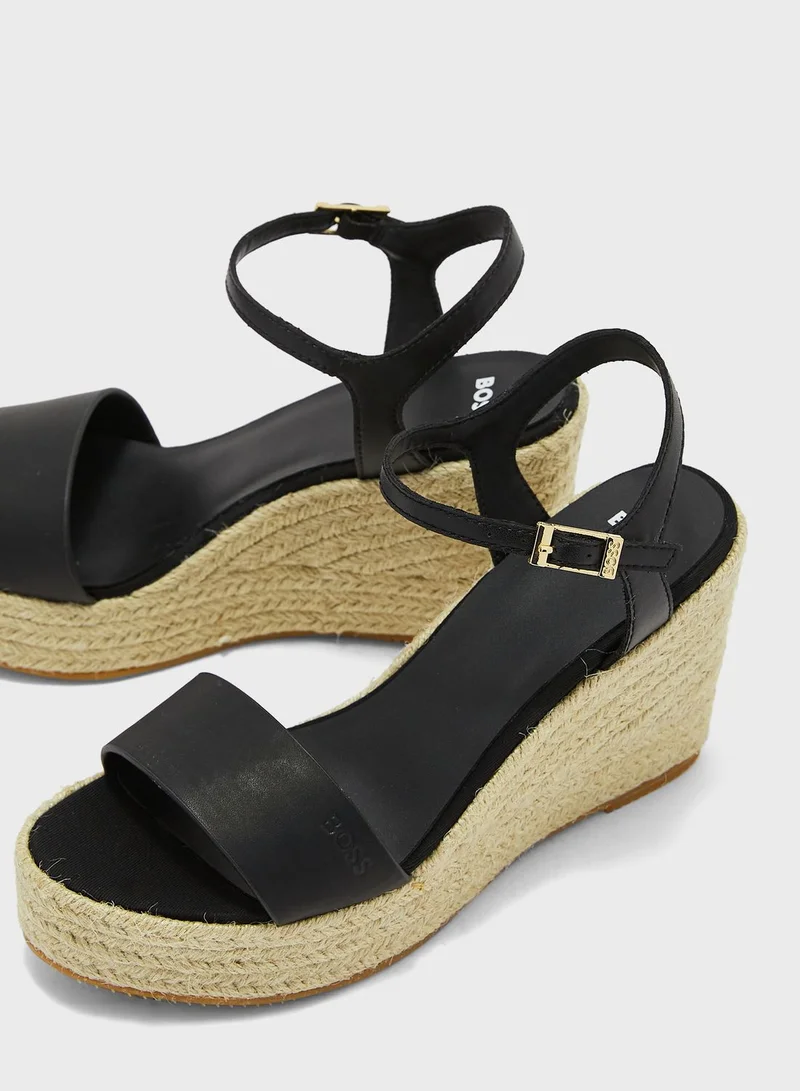 BOSS Madeira Wedge Sandals