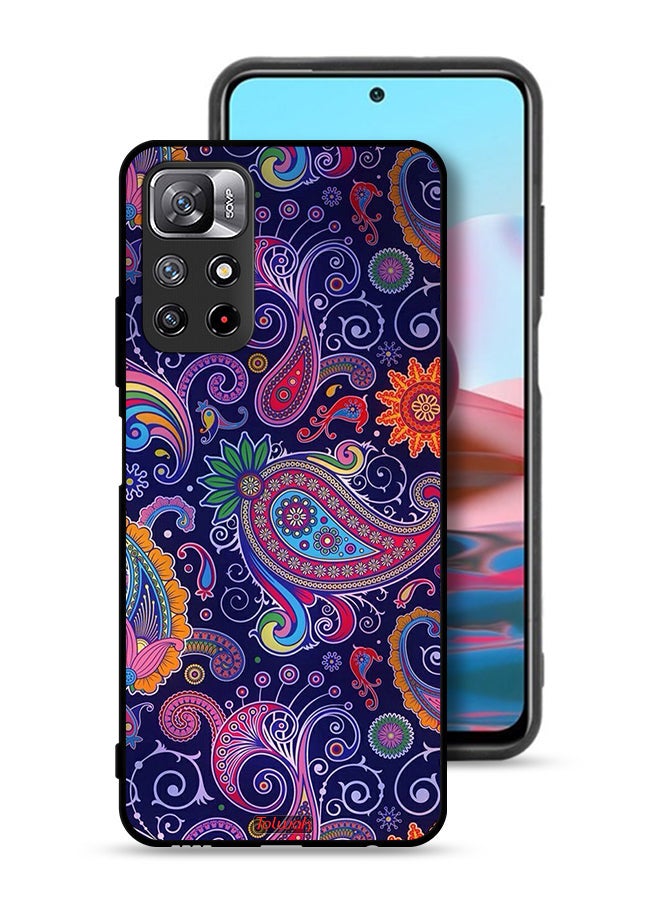 Tolwak Xiaomi Redmi Note 11 4G Protective Case Cover Mandala Art Pattern - Image 1