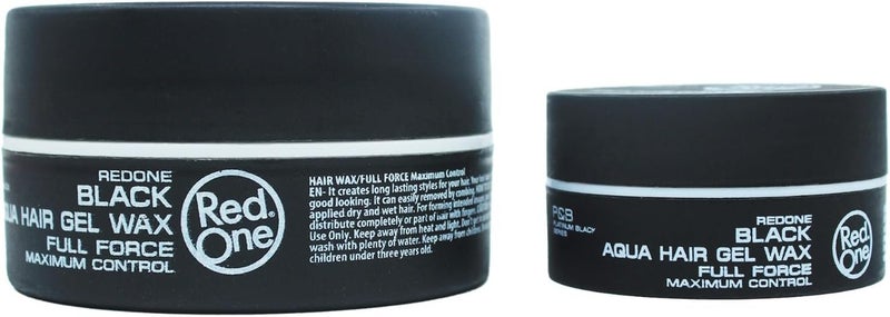 Redone Black 50ml Lime Scent Extra Hold Hair Wax | Gel Wax | Long Lasting | Shiny Look | Maximum Control - Image 5