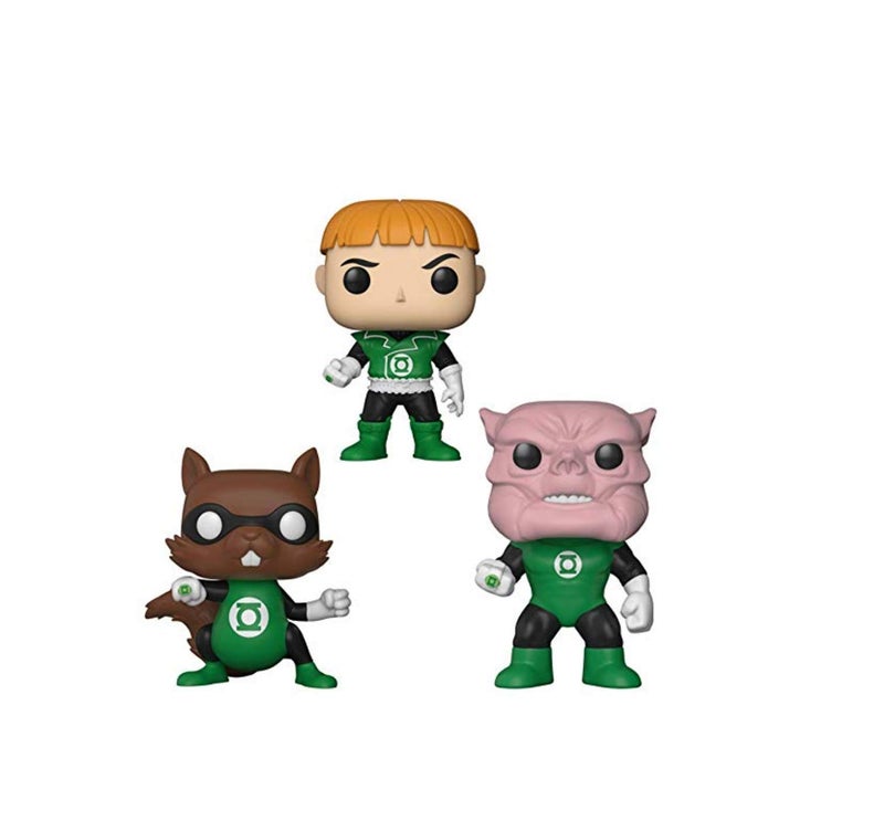 Funko Pop Heroes Chp Guy Gardner Kilowog 3Pack Green Lantern Exclusive DC Legion of Collectors
