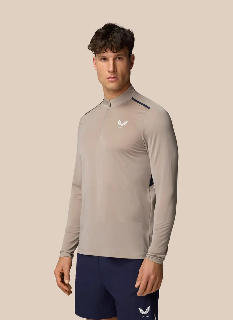 CASTORE Castore Apex Training 1/4 Zip Top - Rock Grey