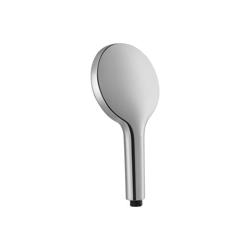 Homeworks Moral Round ABS Plastic 2 Functional Flow Hand Shower Head for Bathroom Chrome Finish Pack of 1 - Image 2