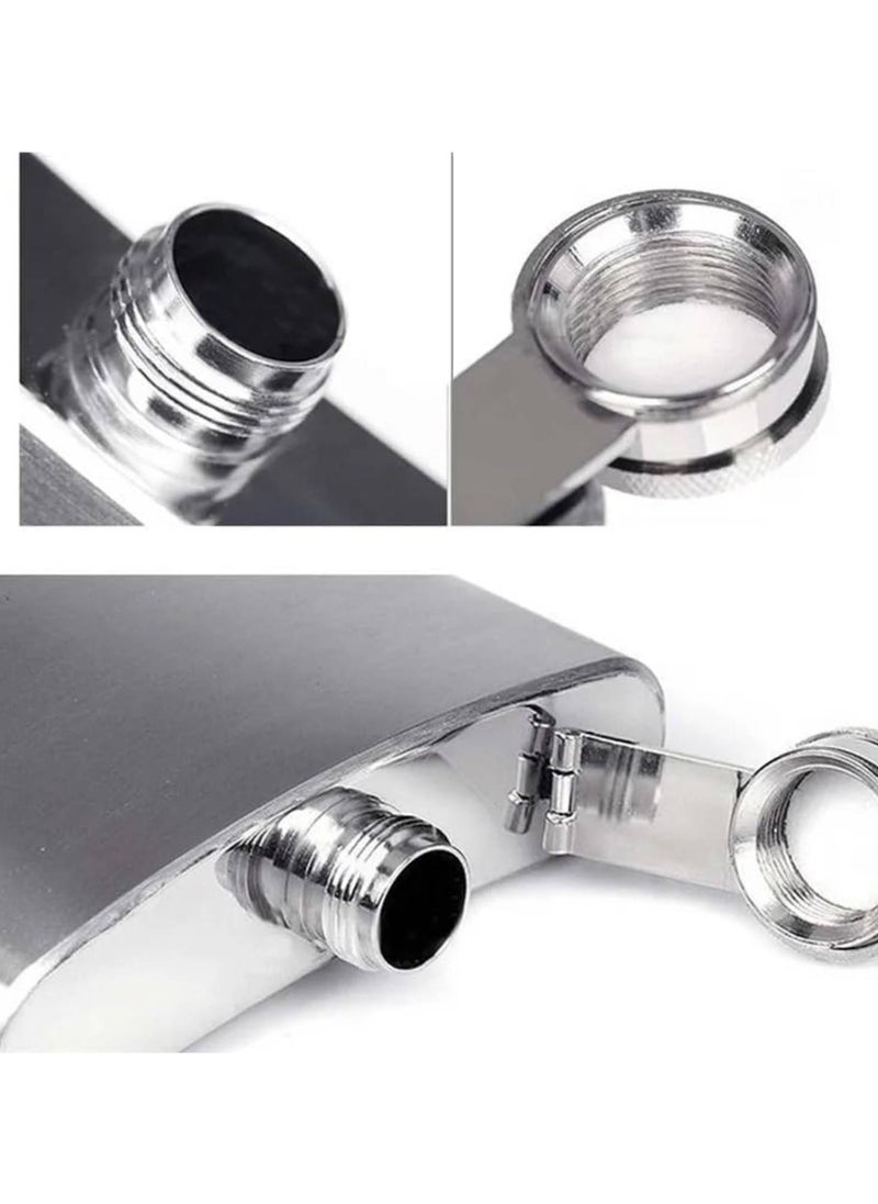 SOLDOUT BPA Free 7oz Whisky Vodka Flagon Stainless Steel Alcohol Liquor Hip Flask for Father's Day (Happy Father's Day)  - Image 2