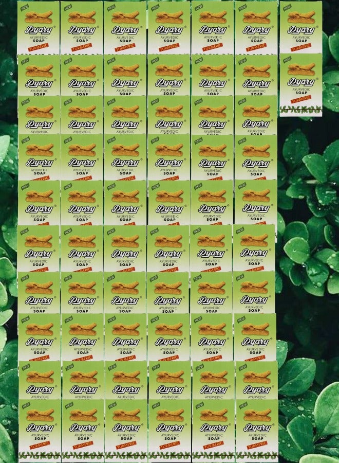 بياري 62 قطع صابون آيورفيدي كركم
