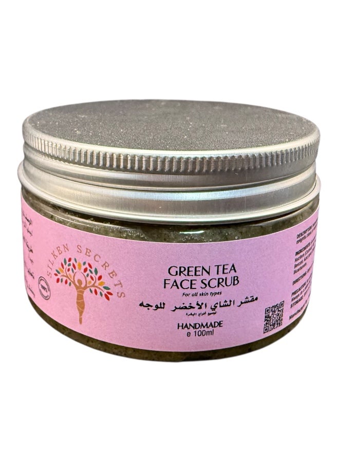 SILKEN SECRETS Green tea face scrub - Image 1