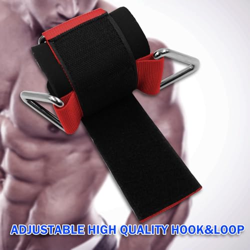 Lights Mountain 1 Pair Adjustable Wrist Cuffs Neoprene Padded Straps for Cable Machines Strength Training Equipment - Image 5