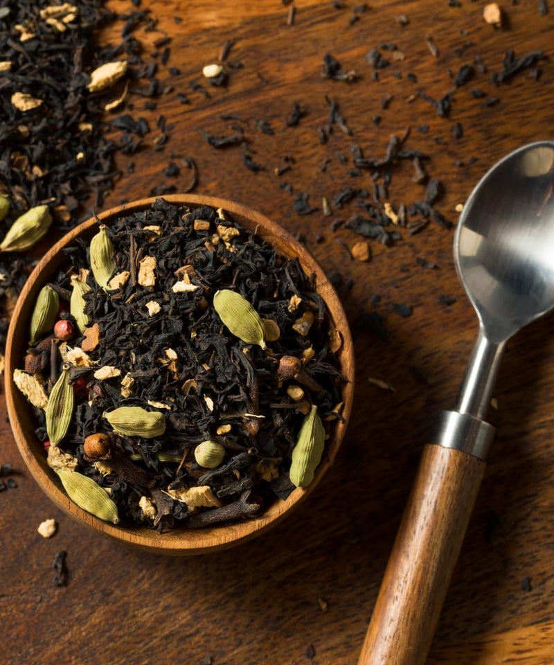 ChaiOm - Cardamom Black Tea CTC | 100gm Loose Tea | Aromatic Delight | Crafted with Dry Spice Cardamom and Premium Assam CTC Tea - Image 2