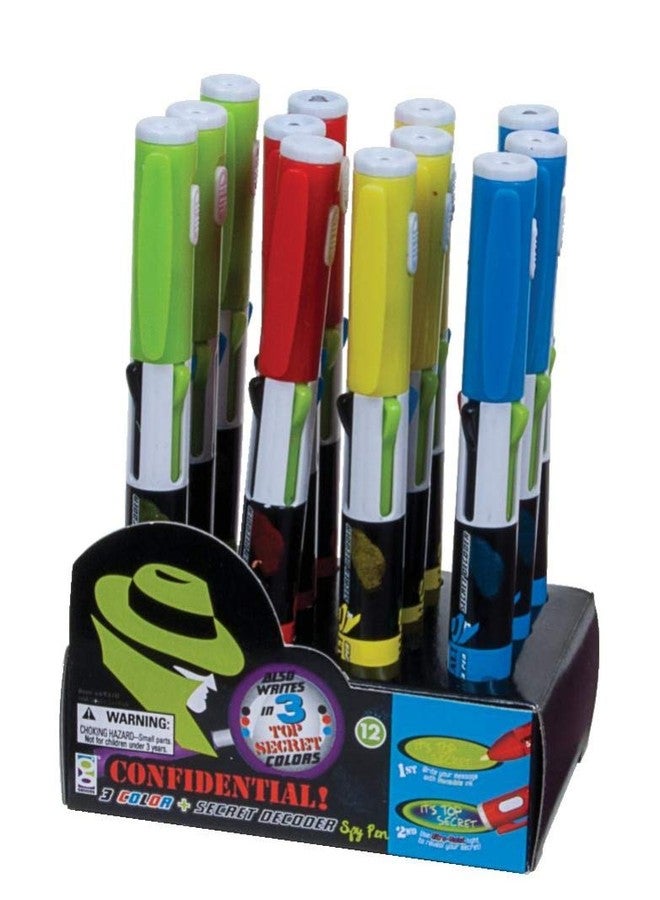 GEDDES Raymond Confidential 3-Color Invisible Ink Pen (Set of 12) - Image 3