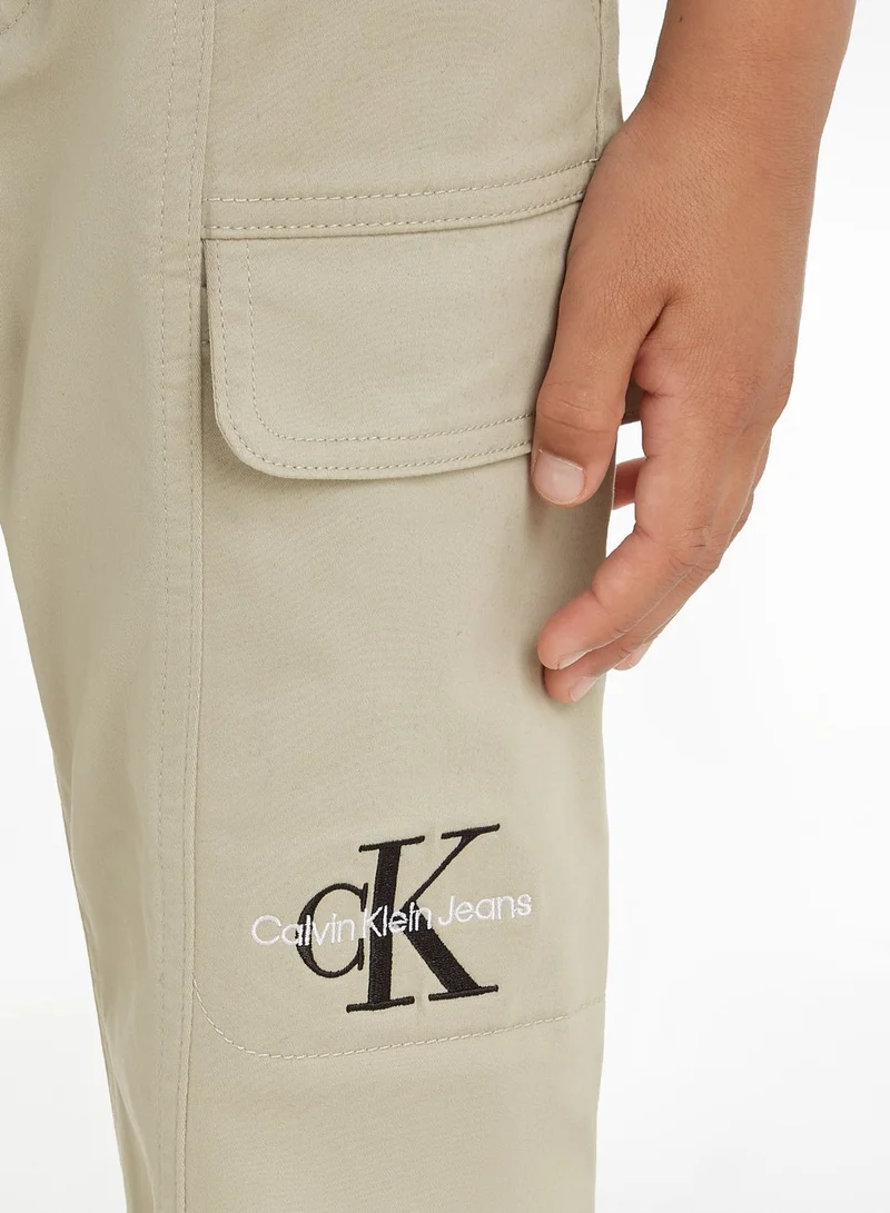 Calvin Klein Jeans Kids Logo Cargo Pants