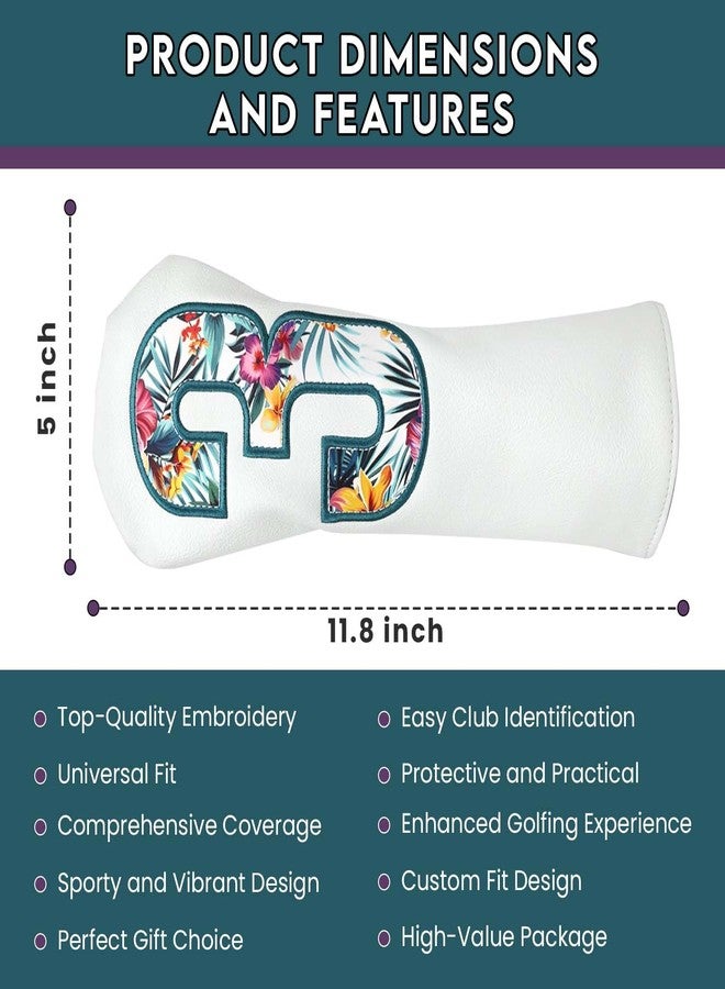 Syren Tropics Club Head Cover - Premium Golf Club Protector - Headcover for Odyssey | Essential Golf Accessories for Men with Premium Club Protection | Funny Golf Accessories for Men (for-Fairway) - Image 3