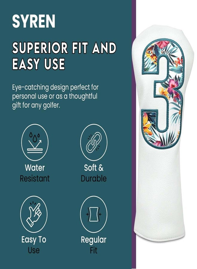 Syren Tropics Club Head Cover - Premium Golf Club Protector - Headcover for Odyssey | Essential Golf Accessories for Men with Premium Club Protection | Funny Golf Accessories for Men (for-Fairway) - Image 5