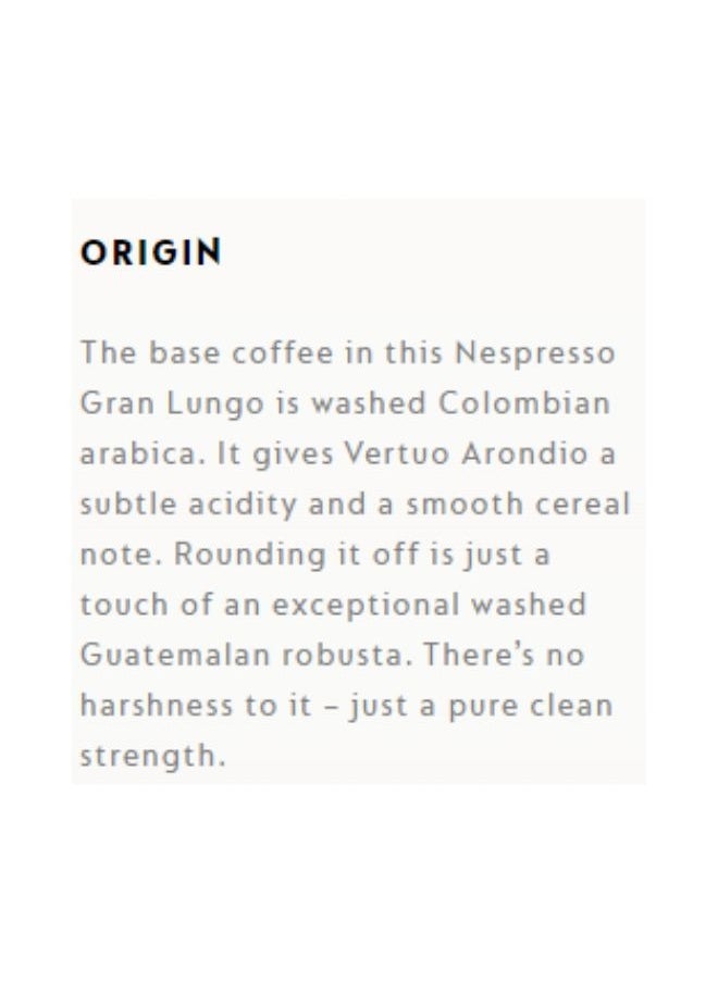Nespresso - Arondio, Vertuo Range 10 Capsules (150ml) - Image 1