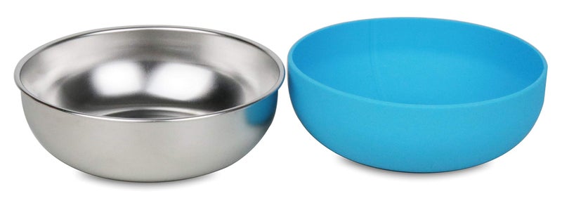 WeeMoose Premium 304 Stainless Steel Baby Bowls with Removable Silicone Shell | Set of 4 Bowls | Toddler Food Bowls Snack Container - Image 3