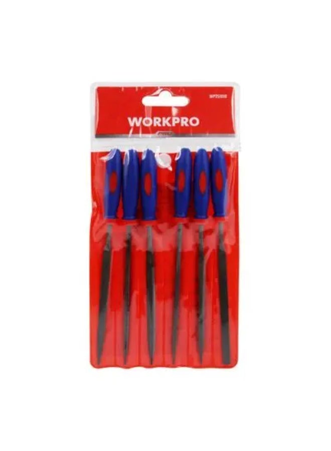 WORKPRO Mini Needle File Set (WP251018), 6 Pcs./Set - Image 3