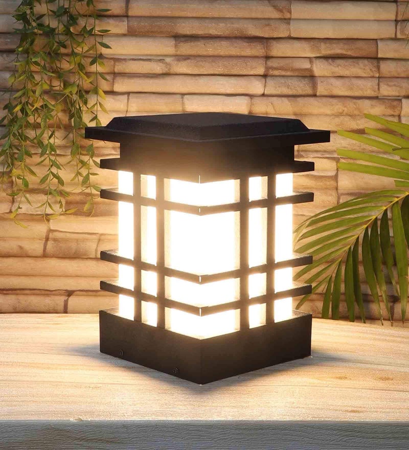 WHITERAY Contemporary Gate Light Lamp for Outdoor Pillars Post Top Fixture for Pathway, Garden, Patio, Porch, Entrance, Walkway Farmhouse, Boundary and Landscape Lighting (Without Bulb) - Image 3