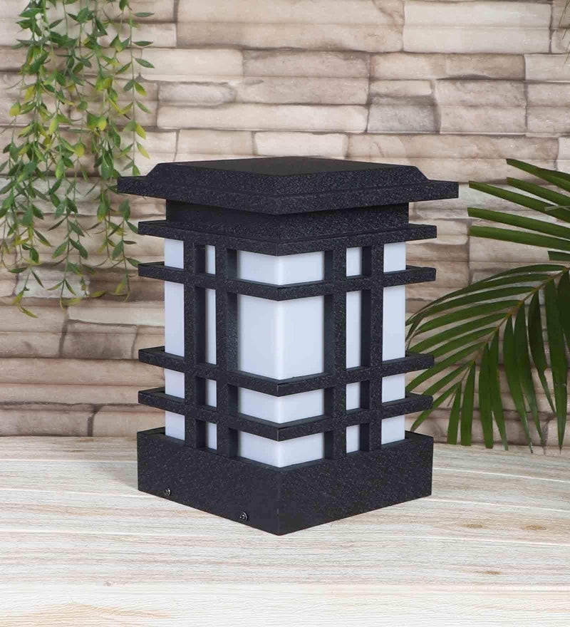 WHITERAY Contemporary Gate Light Lamp for Outdoor Pillars Post Top Fixture for Pathway, Garden, Patio, Porch, Entrance, Walkway Farmhouse, Boundary and Landscape Lighting (Without Bulb) - Image 2