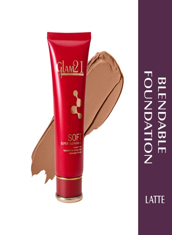Glam 21 Glam21 Blendable Tube Foundation | Hides Skin Imperfections, Dark Spots, Fine lines | Lightweight | Suitable for All | 6 Shades Match Indian Skin Tones | 50gm|06-Tan - Image 2