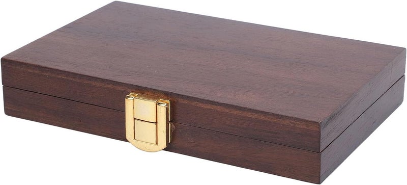 36 Wells Walnut Wood Watercolor Tray Palette, Empty Watercolor Palette, Lightweight and Compact for Travel, Removable with Lid - Image 2