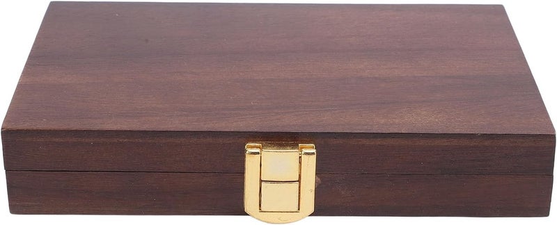 36 Wells Walnut Wood Watercolor Tray Palette, Empty Watercolor Palette, Lightweight and Compact for Travel, Removable with Lid - Image 3