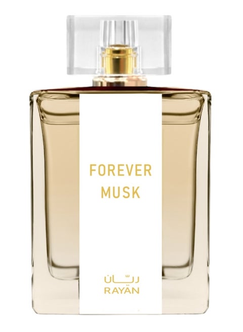 عطر ريان فور إيفر مسك للنساء - ماء عطر عربي طويل الأمد، 100 مل (3.34 أونصة سائلة) مع الأزهار والرحيق الحلو والبرقوق والبرغموت وزهر البرتقال والورد والعنبر والفانيليا - هدية لرمضان والعيد