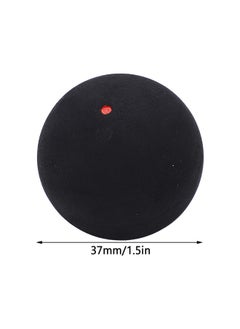 Vbestlife 37Mm Single Dot Squash Balls, Rubber High Elastic Squash Racket Balls For Beginner Competition Training(Single Red Dot)  - Image 3