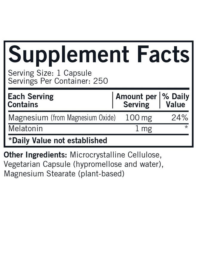 Kirkman Melatonin Plus Magnesium Capsules - Hypo - 250 Capsules - Image 2
