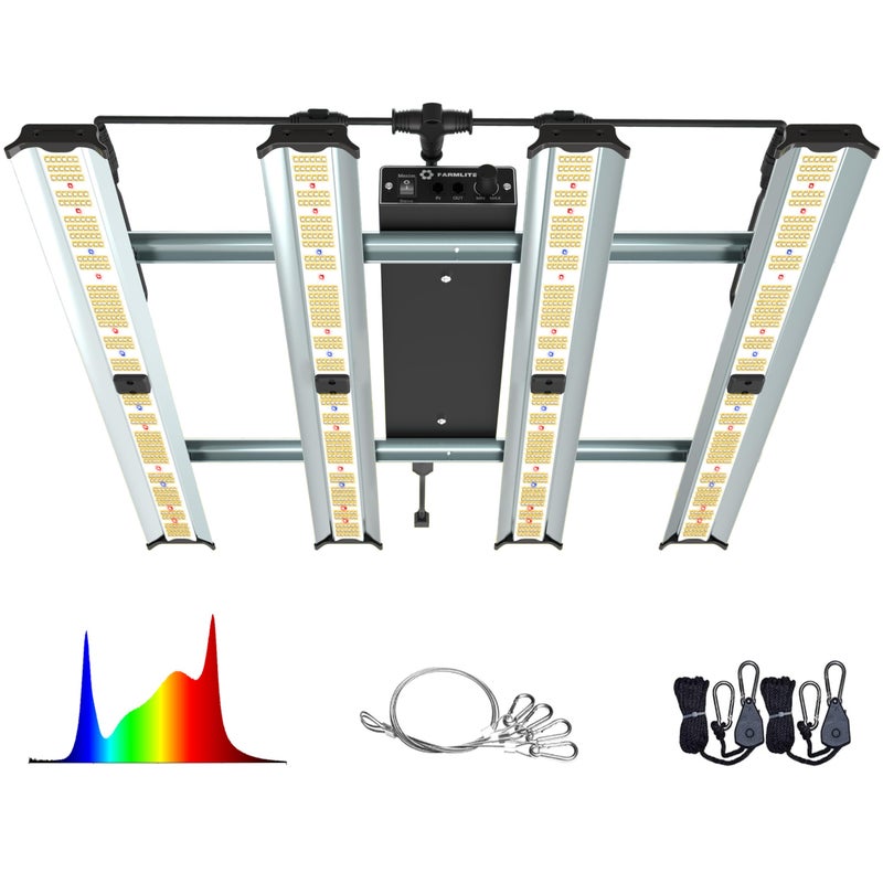 FARMLITE Grow Light LED Grow Lights for Indoor Plants Full Spectrum Growing Light Plant Hanging Growing Lamps Seedling Daisy Chain Dimmable Board 4x4ft Coverage (240watts) - Image 1