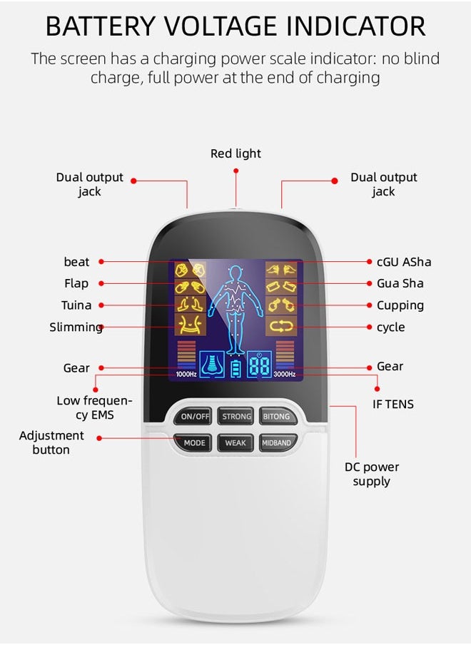 NKX Advanced Digital Meridian Physiotherapy Instrument for EMS TENS MASSAGE & Electrotherapy  - Image 5