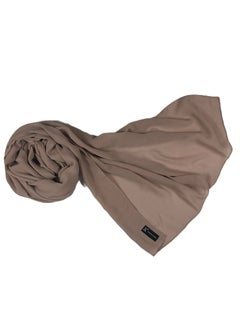 Perfectory PERFECTORY Women Lightweight Solid Chiffon Hijab Shawl Soft Premium Abaya Shawl Wrap Scarves, Long Bridal Hijab Scarf- Light Khaki  - Image 3