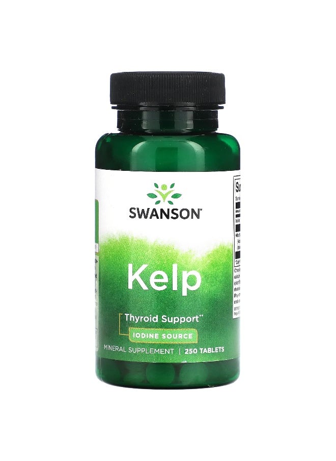SWANSON - Swanson, Kelp, 250 Tablets - Image 1