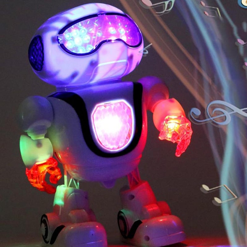 Interactive Dancing Robot Toy with Lights  Sound, Kids Musical Walking Robot Birthday Gift - Image 2