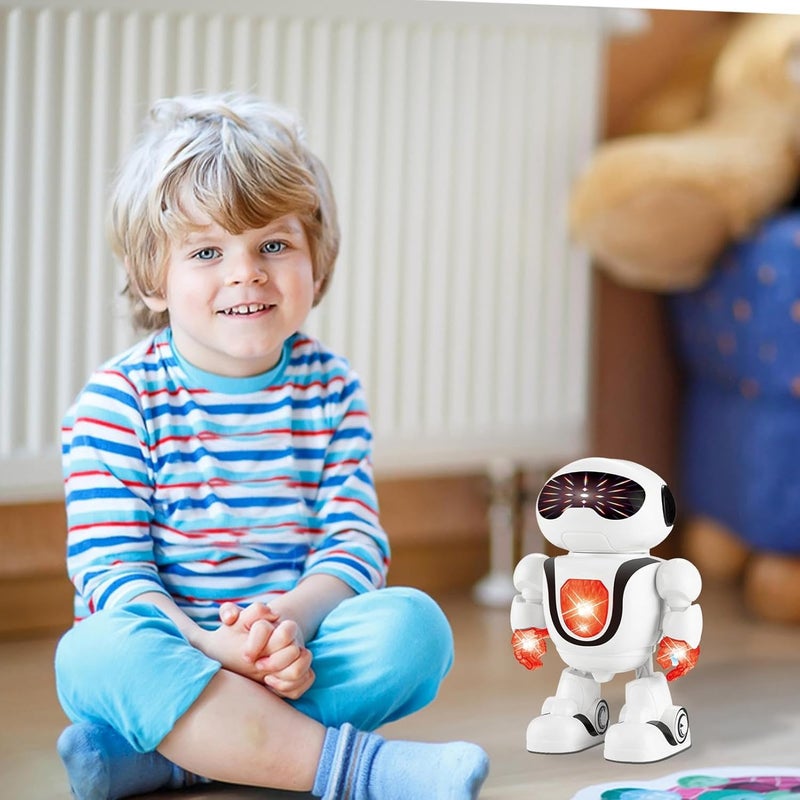 Interactive Dancing Robot Toy with Lights  Sound, Kids Musical Walking Robot Birthday Gift - Image 3